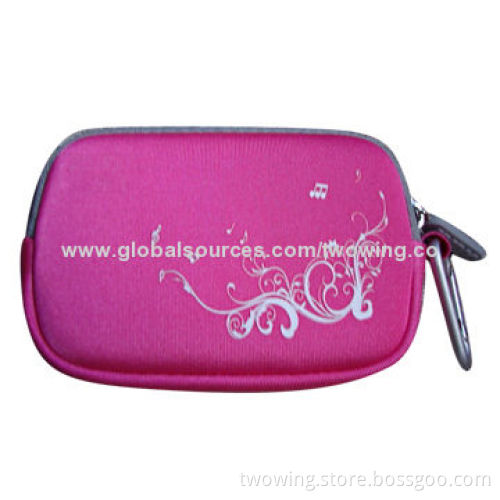 Neoprene digital bag for camera and cell phone, suitable for promotional purposes